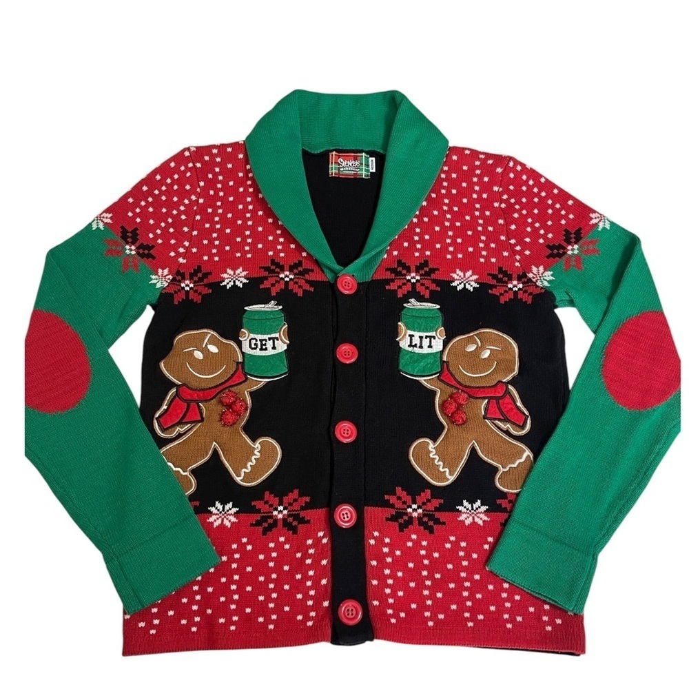 SPENCERS WORKSHOP MENS CHRISTMAS SWEATER SZ MED